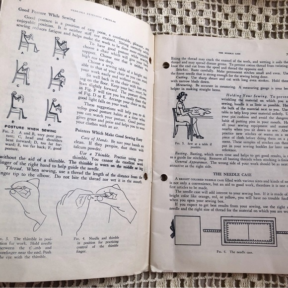 1947 Learning to SEW guide 4H - Picture 2 of 5